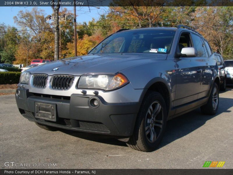 Silver Grey Metallic / Grey 2004 BMW X3 3.0i
