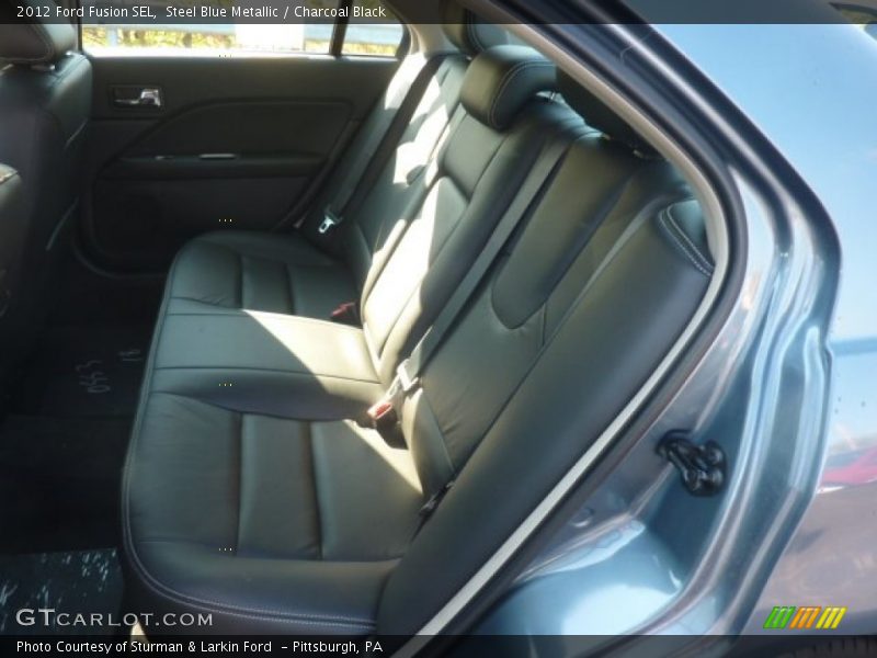 Steel Blue Metallic / Charcoal Black 2012 Ford Fusion SEL