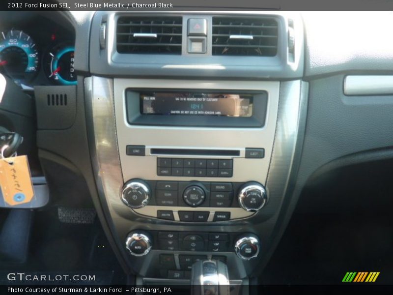 Steel Blue Metallic / Charcoal Black 2012 Ford Fusion SEL