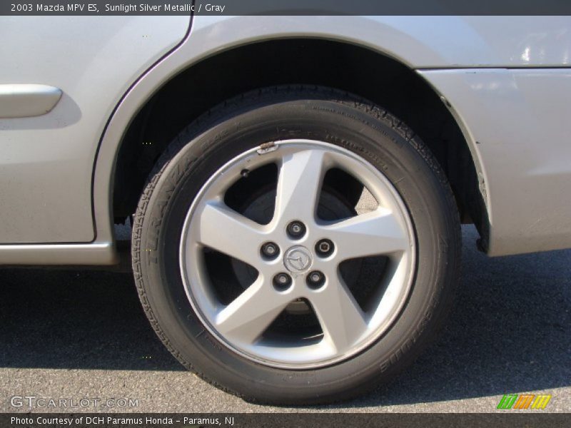 Sunlight Silver Metallic / Gray 2003 Mazda MPV ES