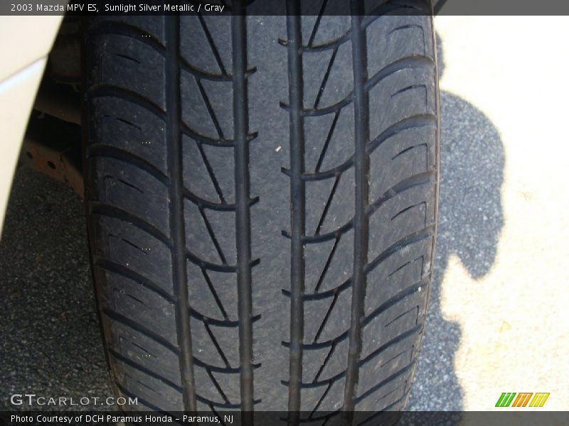 Sunlight Silver Metallic / Gray 2003 Mazda MPV ES
