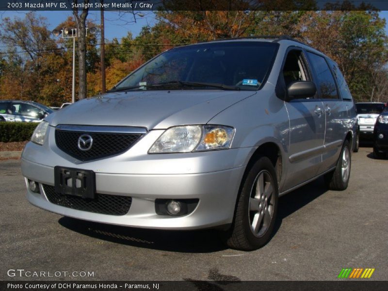 Sunlight Silver Metallic / Gray 2003 Mazda MPV ES