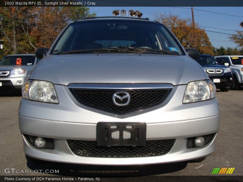 Sunlight Silver Metallic / Gray 2003 Mazda MPV ES