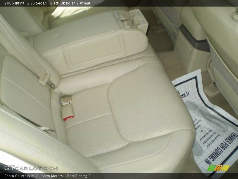 Black Obsidian / Wheat 2006 Infiniti G 35 Sedan