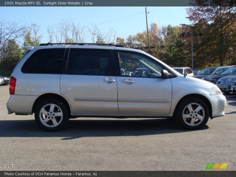 Sunlight Silver Metallic / Gray 2003 Mazda MPV ES