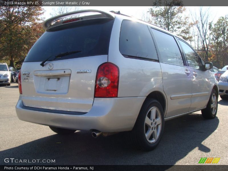 Sunlight Silver Metallic / Gray 2003 Mazda MPV ES