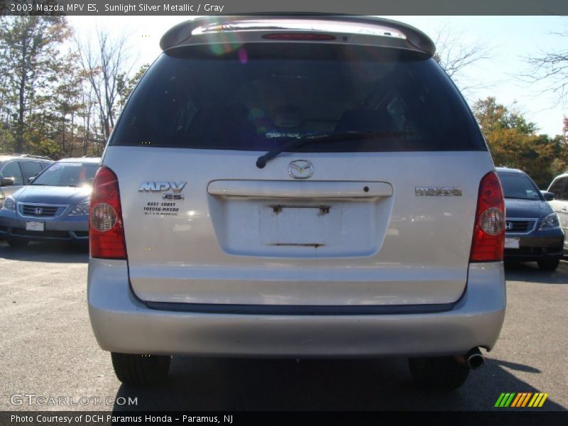 Sunlight Silver Metallic / Gray 2003 Mazda MPV ES