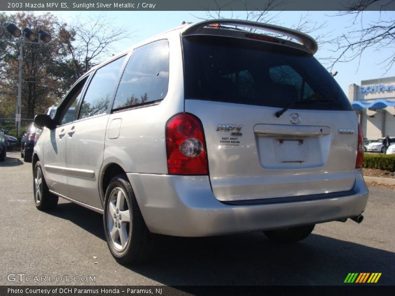 Sunlight Silver Metallic / Gray 2003 Mazda MPV ES