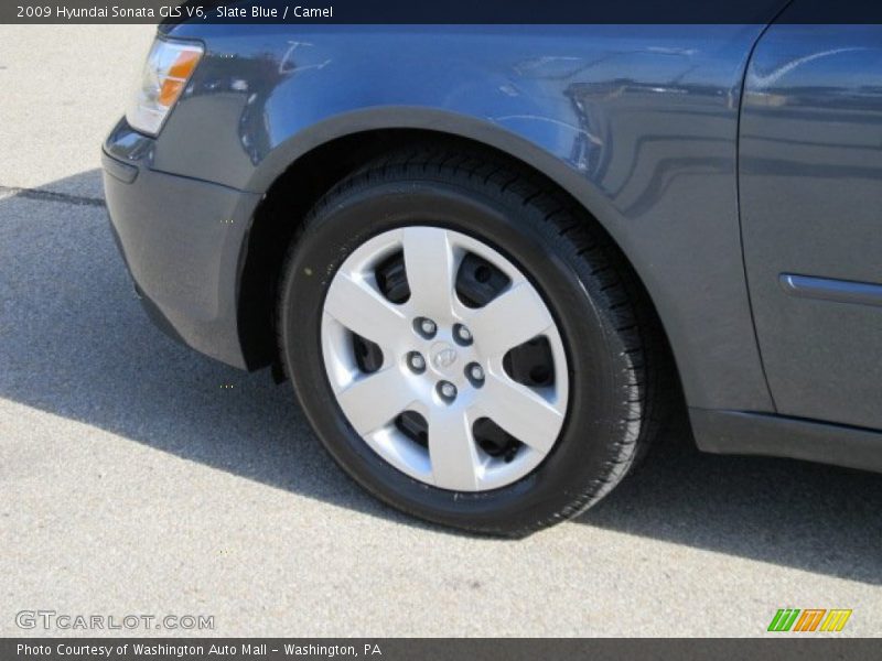 Slate Blue / Camel 2009 Hyundai Sonata GLS V6