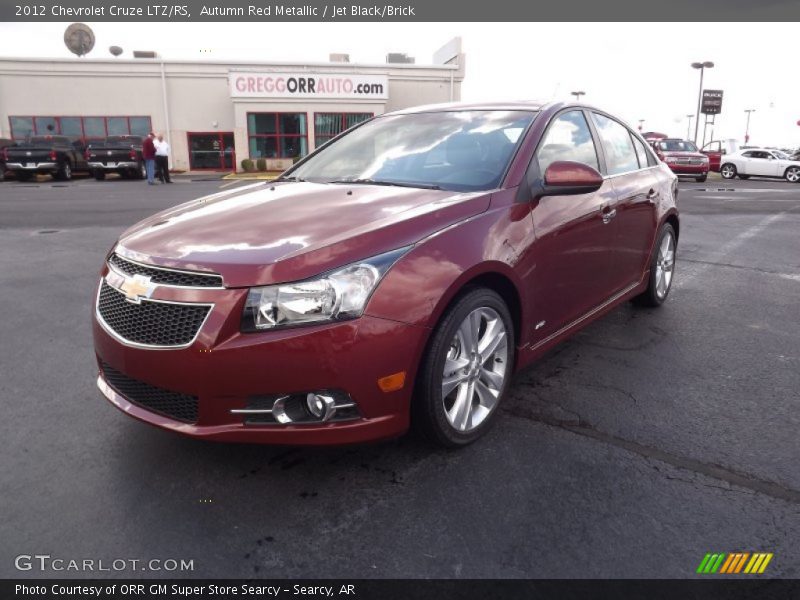 Autumn Red Metallic / Jet Black/Brick 2012 Chevrolet Cruze LTZ/RS