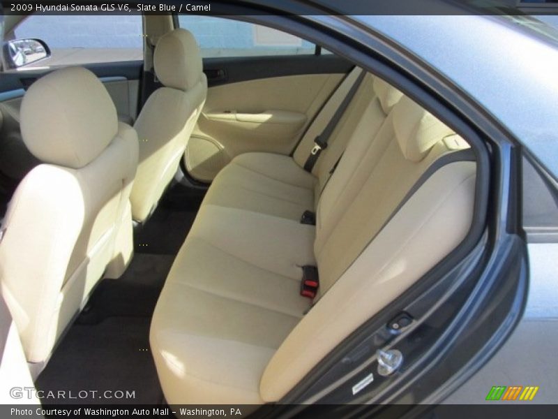 Slate Blue / Camel 2009 Hyundai Sonata GLS V6