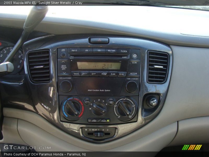 Sunlight Silver Metallic / Gray 2003 Mazda MPV ES