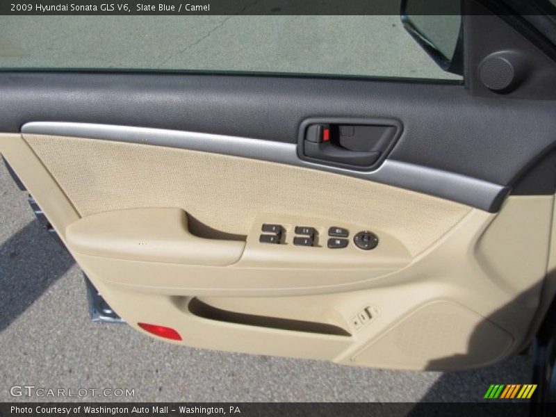 Slate Blue / Camel 2009 Hyundai Sonata GLS V6