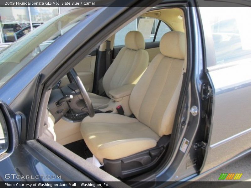 Slate Blue / Camel 2009 Hyundai Sonata GLS V6