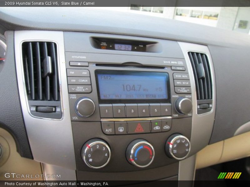 Slate Blue / Camel 2009 Hyundai Sonata GLS V6