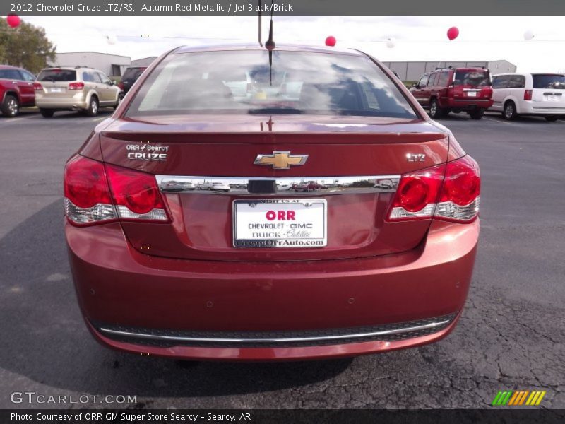 Autumn Red Metallic / Jet Black/Brick 2012 Chevrolet Cruze LTZ/RS