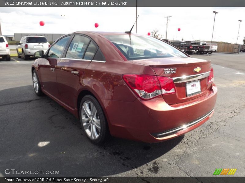 Autumn Red Metallic / Jet Black/Brick 2012 Chevrolet Cruze LTZ/RS