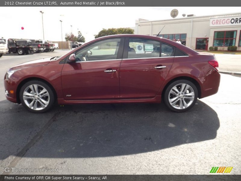 Autumn Red Metallic / Jet Black/Brick 2012 Chevrolet Cruze LTZ/RS