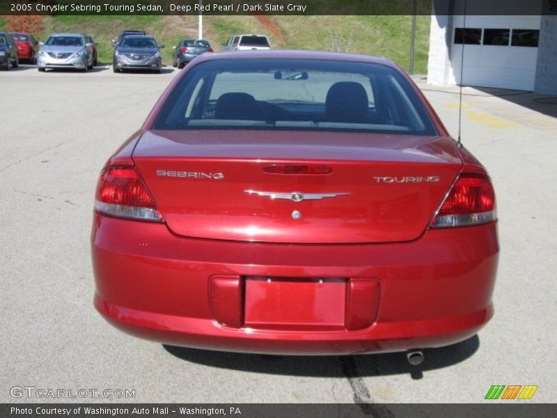 Deep Red Pearl / Dark Slate Gray 2005 Chrysler Sebring Touring Sedan