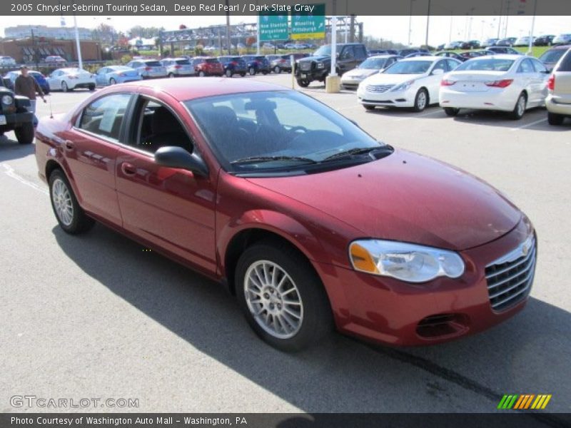 Deep Red Pearl / Dark Slate Gray 2005 Chrysler Sebring Touring Sedan