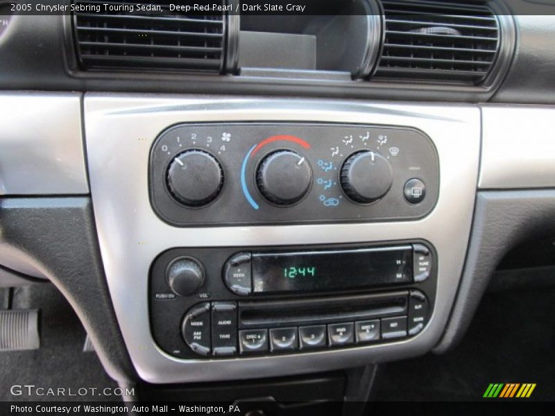 Deep Red Pearl / Dark Slate Gray 2005 Chrysler Sebring Touring Sedan