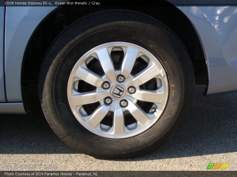 Ocean Mist Metallic / Gray 2008 Honda Odyssey EX-L