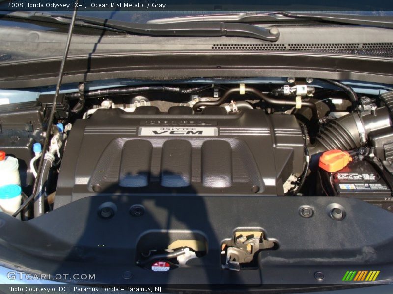 Ocean Mist Metallic / Gray 2008 Honda Odyssey EX-L