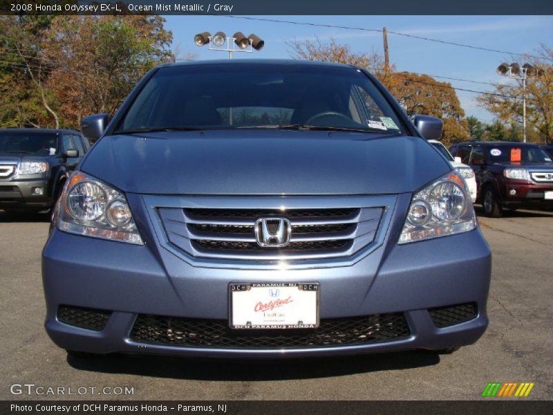 Ocean Mist Metallic / Gray 2008 Honda Odyssey EX-L