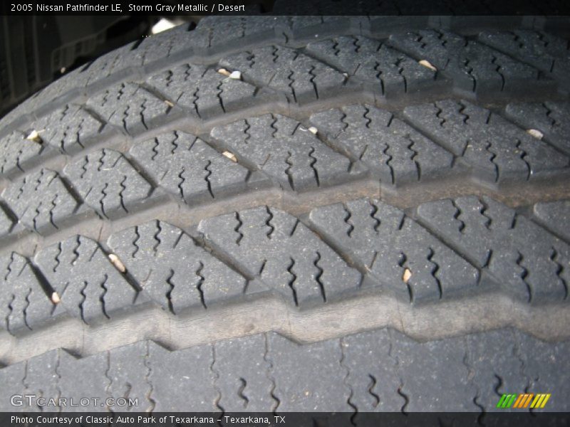 Storm Gray Metallic / Desert 2005 Nissan Pathfinder LE