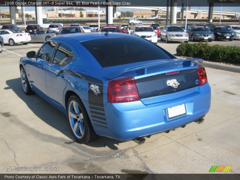 B5 Blue Pearl / Dark Slate Gray 2008 Dodge Charger SRT-8 Super Bee