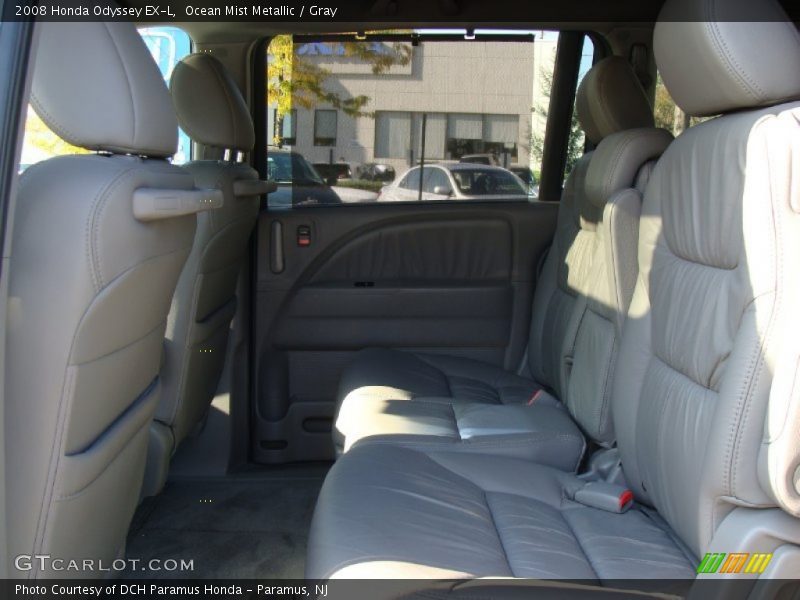 Ocean Mist Metallic / Gray 2008 Honda Odyssey EX-L
