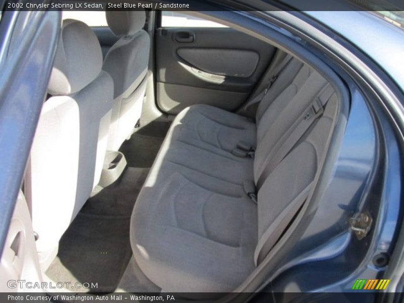 Steel Blue Pearl / Sandstone 2002 Chrysler Sebring LX Sedan