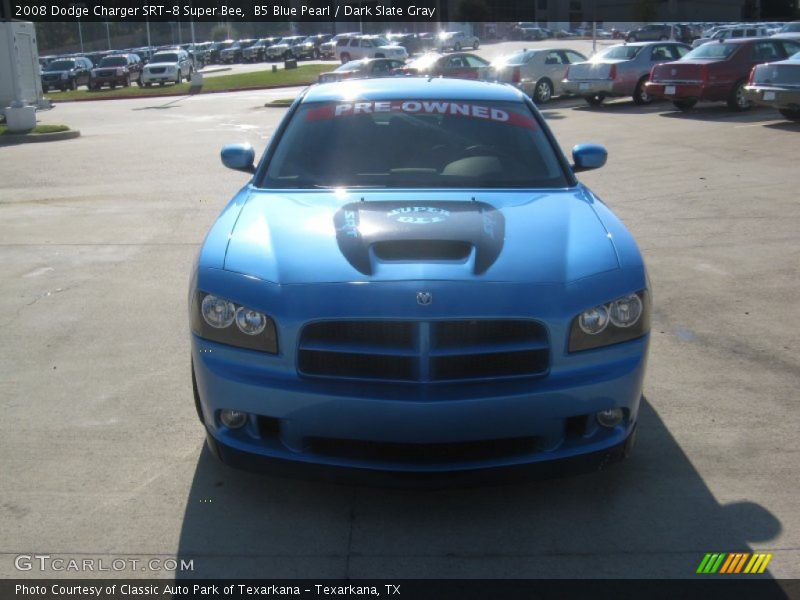 B5 Blue Pearl / Dark Slate Gray 2008 Dodge Charger SRT-8 Super Bee