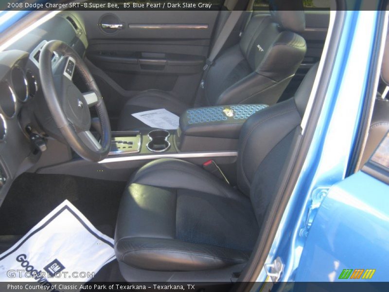 B5 Blue Pearl / Dark Slate Gray 2008 Dodge Charger SRT-8 Super Bee