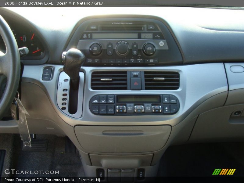 Ocean Mist Metallic / Gray 2008 Honda Odyssey EX-L