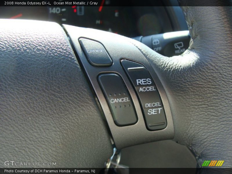 Ocean Mist Metallic / Gray 2008 Honda Odyssey EX-L