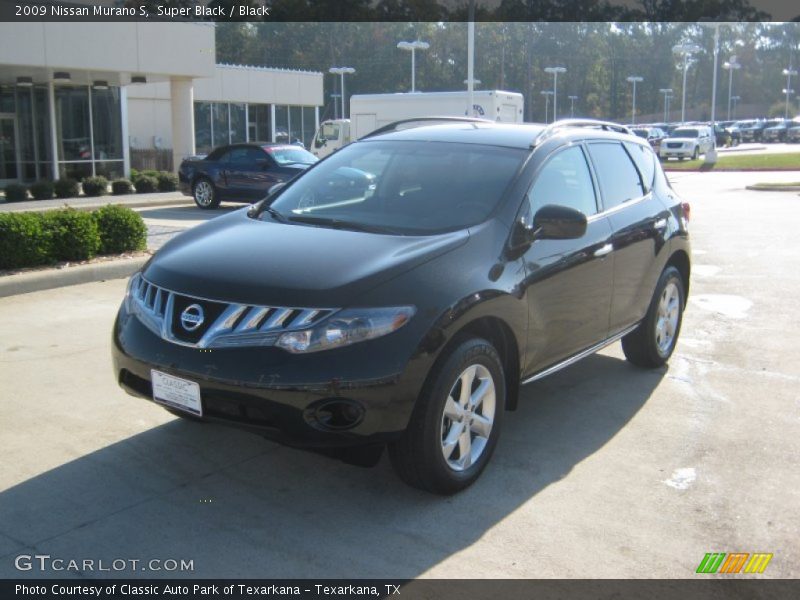 Super Black / Black 2009 Nissan Murano S