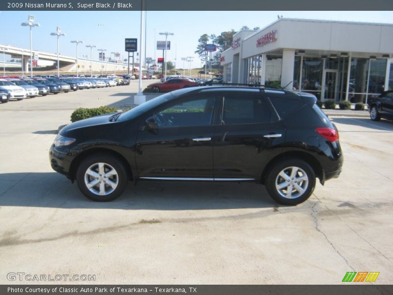 Super Black / Black 2009 Nissan Murano S
