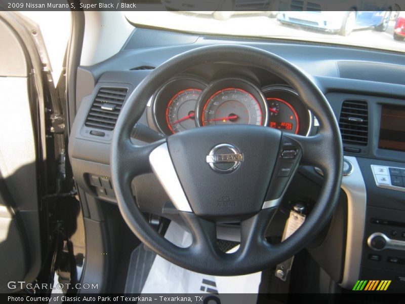 Super Black / Black 2009 Nissan Murano S