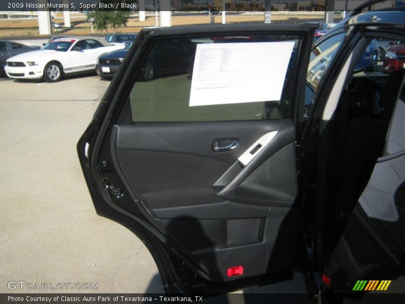 Super Black / Black 2009 Nissan Murano S