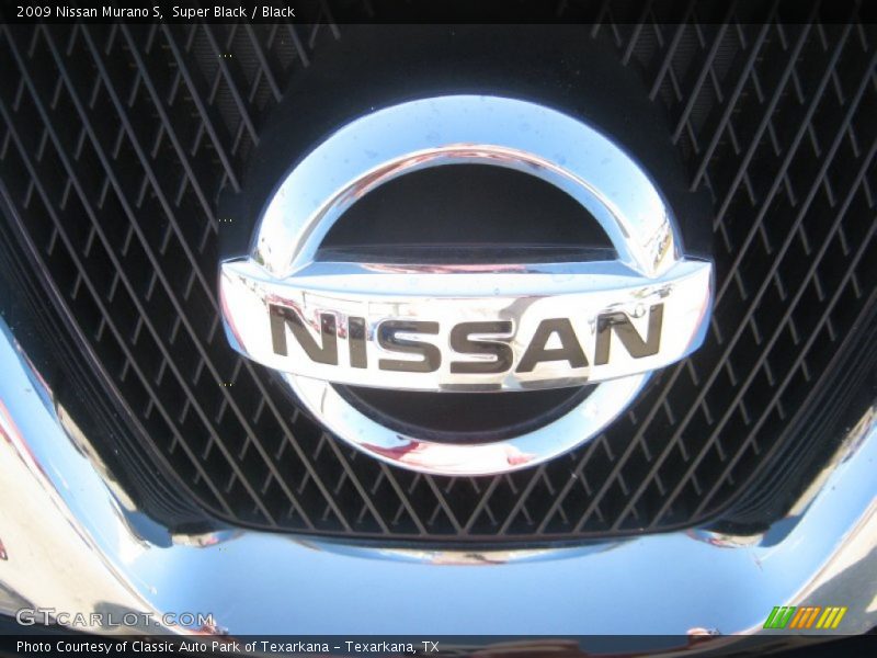 Super Black / Black 2009 Nissan Murano S