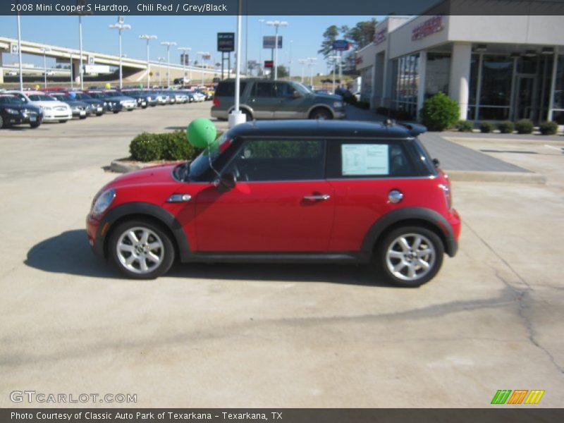 Chili Red / Grey/Black 2008 Mini Cooper S Hardtop