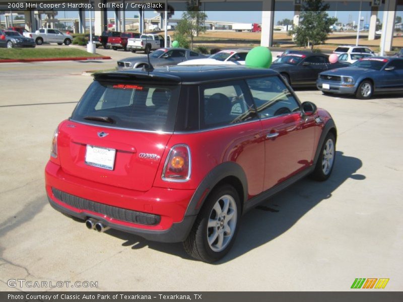 Chili Red / Grey/Black 2008 Mini Cooper S Hardtop
