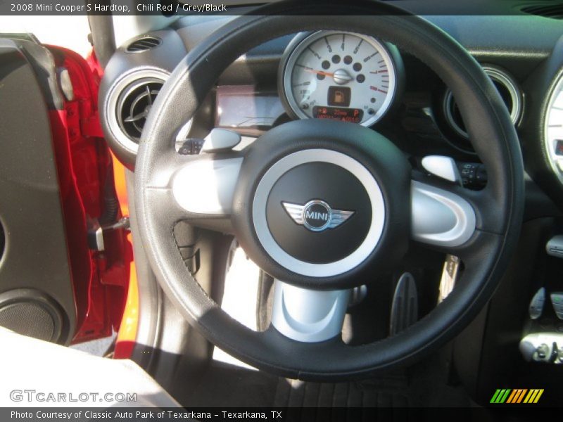 Chili Red / Grey/Black 2008 Mini Cooper S Hardtop
