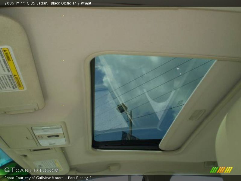 Black Obsidian / Wheat 2006 Infiniti G 35 Sedan