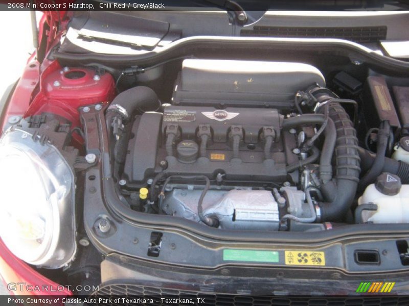 Chili Red / Grey/Black 2008 Mini Cooper S Hardtop
