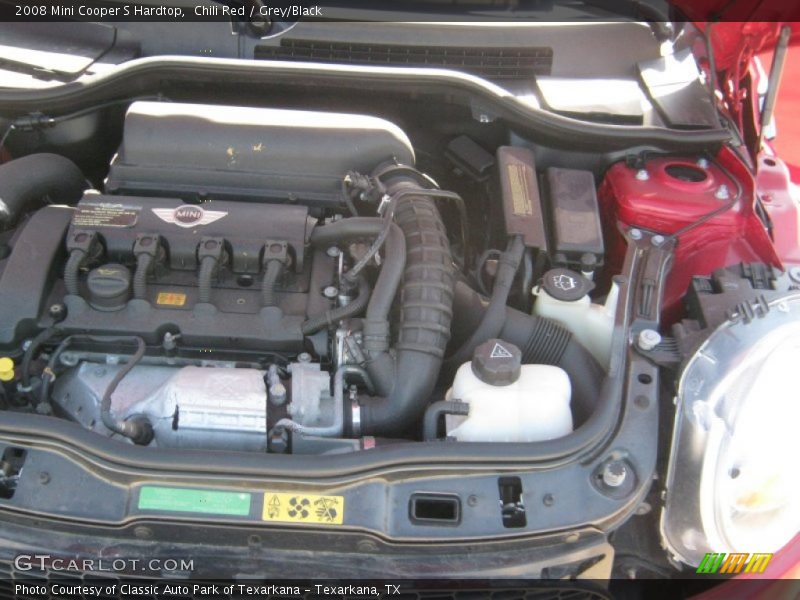 Chili Red / Grey/Black 2008 Mini Cooper S Hardtop