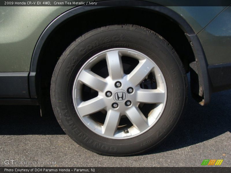 Green Tea Metallic / Ivory 2009 Honda CR-V EX 4WD