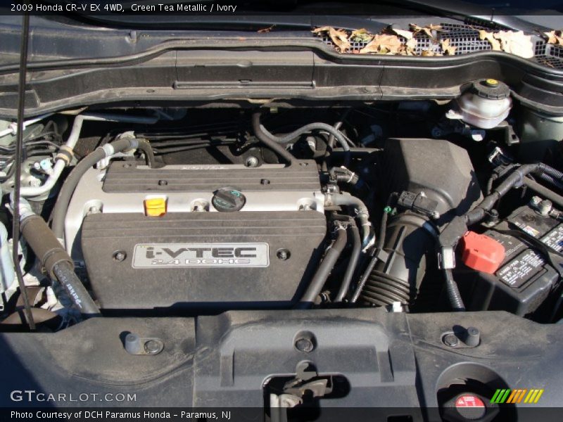 Green Tea Metallic / Ivory 2009 Honda CR-V EX 4WD