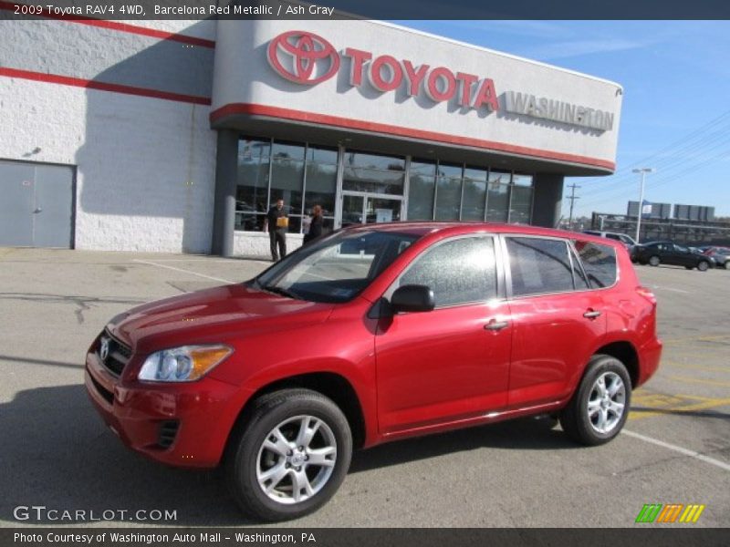 Barcelona Red Metallic / Ash Gray 2009 Toyota RAV4 4WD